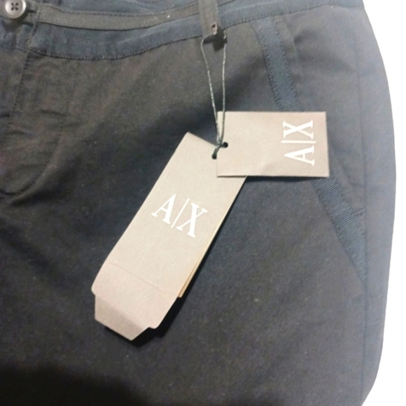 Armani Exchange Black Capri Pants Women's size 6 - Picture 3 of 11